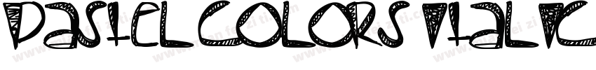 Pastel Colors Italic字体转换